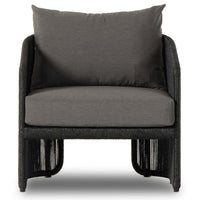 Minka Outdoor Chair, Venao Charcoal/Black