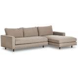 Dom 2 Piece Right Chaise Sectional, Portland Cobblestone-Furniture - Sofas-High Fashion Home