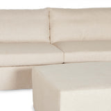 Delray 8 Piece Slipcover Sectional w/Ottoman, Evere Oatmeal-Furniture - Sofas-High Fashion Home