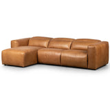 Radley 3 Piece Power Recliner Leather Sectional w/Left Chaise by Four Hands