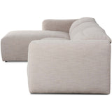 Radley Power Recliner 3 Piece Sectional W/ Chaise, Laken Stone
