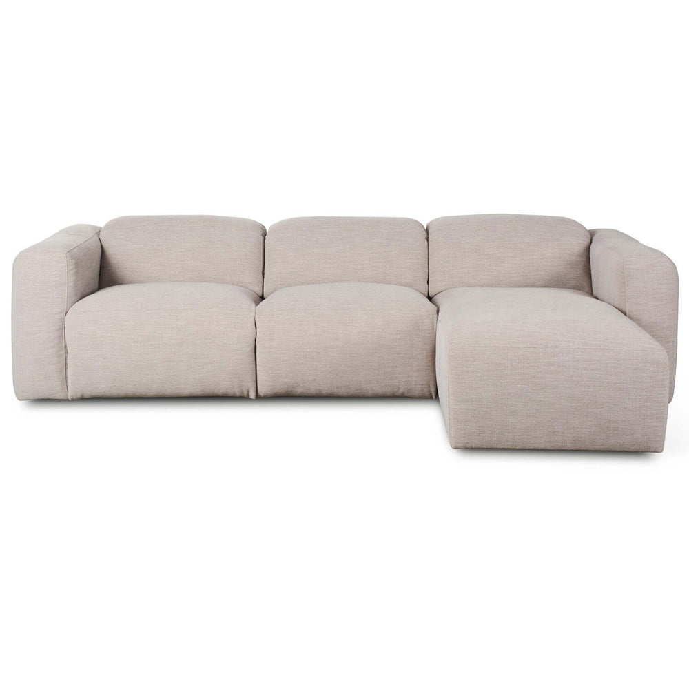 Radley 3 Piece Power Recliner Sectional w/Right Chaise by Four Hands