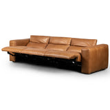 Radley 3 Piece Leather Power Recliner Sofa, Sonoma Butterscotch-Furniture - Sofas-High Fashion Home