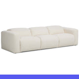 Radley Power Recliner 3 Piece Sectional, Nomad Snow by Four Hands