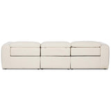 Radley Power Recliner 3 Piece Sectional, Nomad Snow by Four Hands