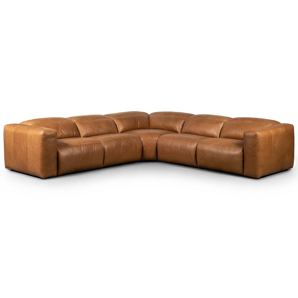 Radley 5 Piece Leather Power Recliner Sectional by Four Hands