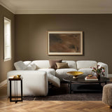 Radley 5 Piece Power Recliner Sectional, Nomad Snow by Four Hands