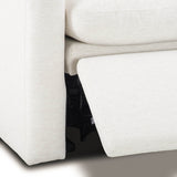 Tillery 2-Piece Power Recliner Sectional, Nomad Snow by Four Hands