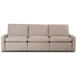 Tillery 3 Piece Power Recliner Sectional, Nomad Taupe