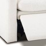 Tillery 3-Piece Power Recliner Sofa, Nomad Snow by Four Hands