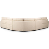 Tillery Power Recliner Sectional, Antigo Natural-Furniture - Sofas-High Fashion Home