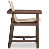 Dume Outdoor Dining Armchair, Vintage White by Amber Lewis x Four Hands