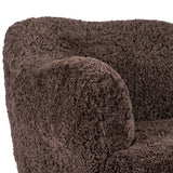 Julius Swivel Chair, Cocoa Shearling by Four Hands-Furniture - Chairs-High Fashion Home