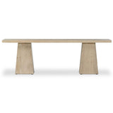 Atlas Console Table, Bleached Alder-Furniture - Accent Tables-High Fashion Home