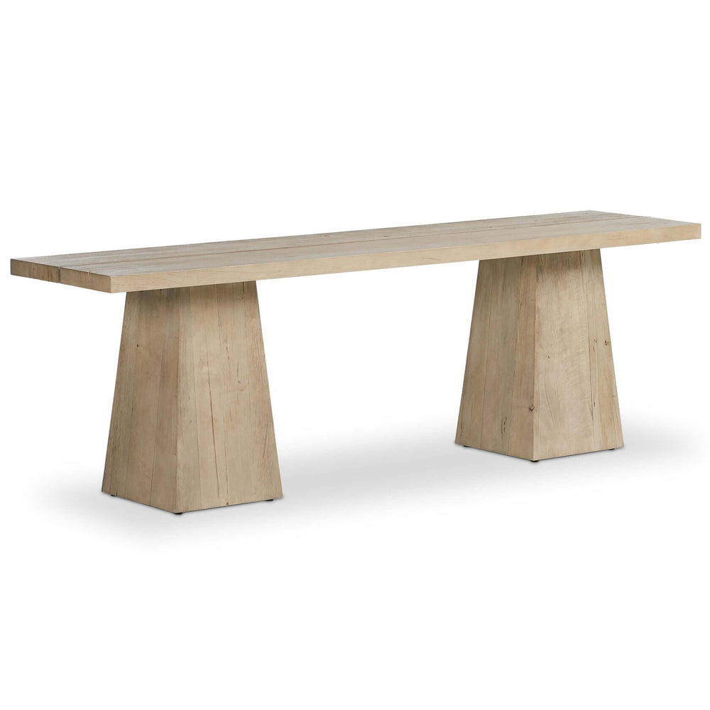 Atlas Console Table, Bleached Alder-Furniture - Accent Tables-High Fashion Home