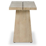 Atlas Console Table, Bleached Alder-Furniture - Accent Tables-High Fashion Home