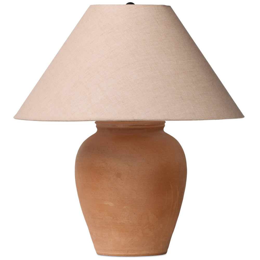 Russo Table Lamp, Aged Natural Terracotta by Four Hands-Lighting-High Fashion Home