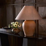 Russo Table Lamp, Aged Natural Terracotta by Four Hands-Lighting-High Fashion Home