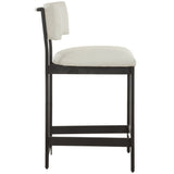 Apsley Counter Stool, Black-Furniure - Benches-High Fashion Home