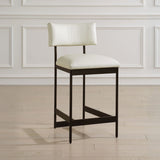 Apsley Counter Stool, Black-Furniure - Benches-High Fashion Home