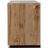 Abaso Media Console, Rustic Wormwood-Furniture - Storage-High Fashion Home