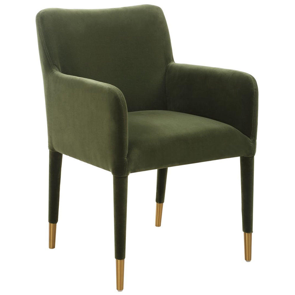 Conifer Dining Arm Chair, Set of 2, Moss-Furniture - Dining-High Fashion Home