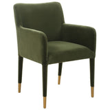 Conifer Dining Arm Chair, Set of 2, Moss-Furniture - Dining-High Fashion Home