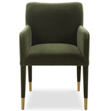 Conifer Dining Arm Chair, Set of 2, Moss-Furniture - Dining-High Fashion Home