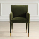 Conifer Dining Arm Chair, Set of 2, Moss-Furniture - Dining-High Fashion Home