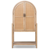 Caprice Tall Bar Cabinet, Light Natural Parawood Veneer by Four Hands — FRT_1