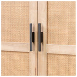 Caprice Tall Bar Cabinet, Light Natural Parawood Veneer by Four Hands — DET_1