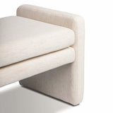 Serena Accent Bench, Nomad Snow by Four Hands