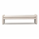 Serena Accent Bench, Nomad Snow by Four Hands
