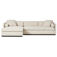 Sawyer 2 Piece Left Chaise Sectional, Antwerp Natural