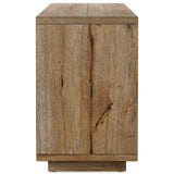 Redondo Media Console, Burnt Bleached Oak by Four Hands