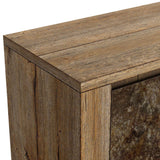 Redondo Media Console, Burnt Bleached Oak by Four Hands