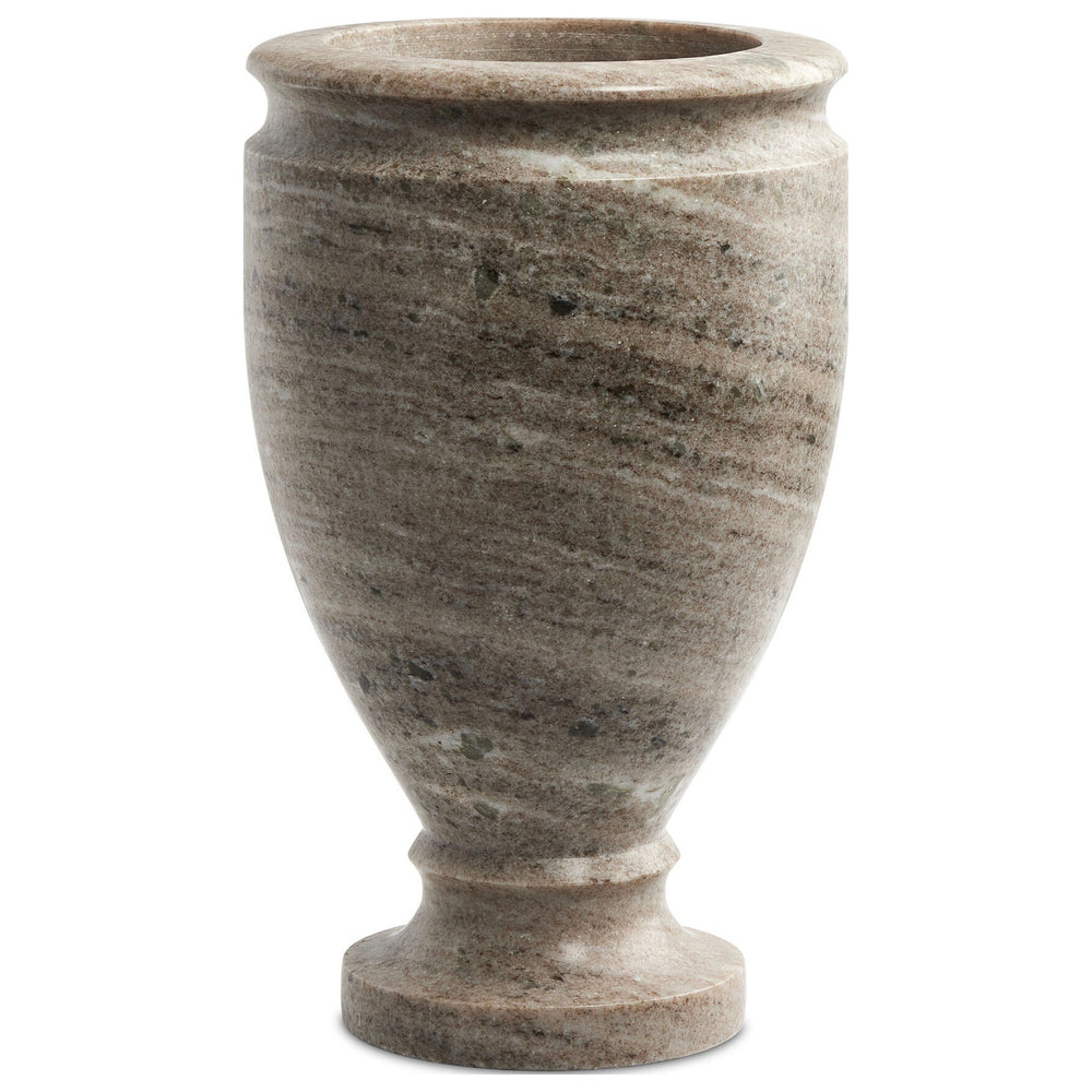 Devi Vase, Antique White Marble by Four Hands — PRM_1