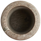 Devi Vase, Antique White Marble by Four Hands — DET_1
