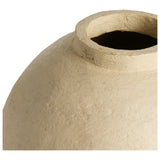 Olivos Paper Mache Vessel Wide, Natural Paper Mache by Amber Lewis x Four Hands — DET_1