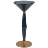 Luster Accent Table, Navy Blue