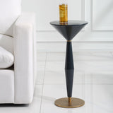 Luster Accent Table, Navy Blue