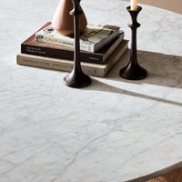 Diya Dining Table, White