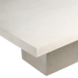 Avila 60" Outdoor Dining Table, Aged White by Amber Lewis x Four Hands