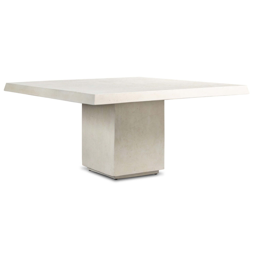 Avila 60" Outdoor Dining Table, Aged White by Amber Lewis x Four Hands