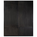 Admont Double Bookcase With Ladder, Worn Black by Four Hands — BCK_1