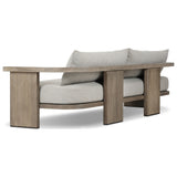 Tahana Outdoor Sofa, Hayes Fog by Four Hands — DET_1