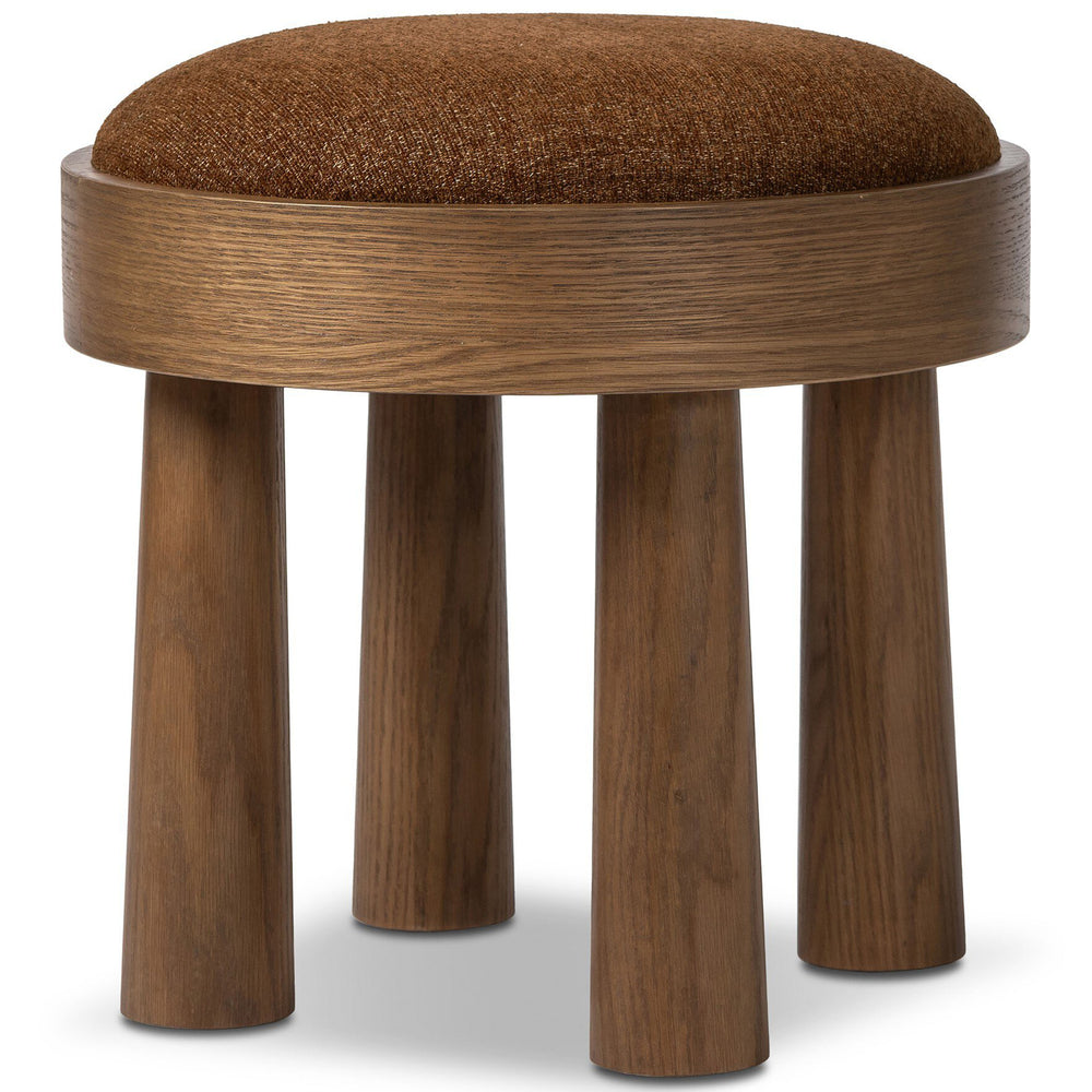 Louise Accent Stool, Wayfarer Sienna by Four Hands