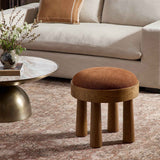 Louise Accent Stool, Wayfarer Sienna by Four Hands