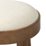 Louise Accent Stool, Nomad Snow by Four Hands
