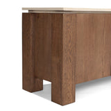 Gibbs Media Console, Tan Oak